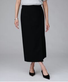 UNTITLED / アンタイトル ロング・マキシ丈スカート | 【セットアップ可/オンオフ両用】スラブナロースカート