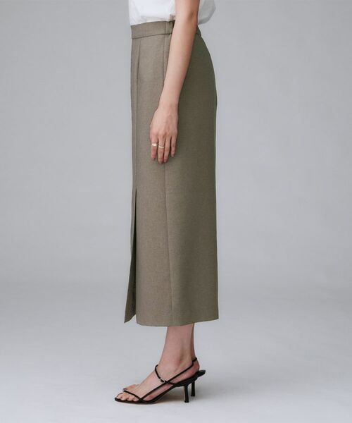 UNTITLED / アンタイトル ロング・マキシ丈スカート | 【セットアップ可/オンオフ両用】スラブナロースカート | 詳細11