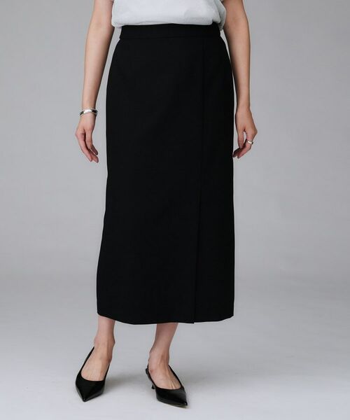 UNTITLED / アンタイトル ロング・マキシ丈スカート | 【セットアップ可/オンオフ両用】スラブナロースカート | 詳細2