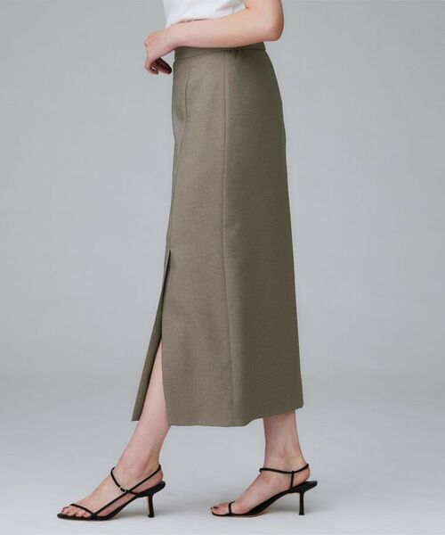 UNTITLED / アンタイトル ロング・マキシ丈スカート | 【セットアップ可/オンオフ両用】スラブナロースカート | 詳細7