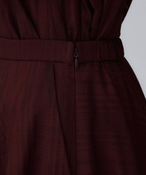 UNTITLED / アンタイトル ロング・マキシ丈スカート | 【秋カラー/セットアップ可/後ろウエストゴム】シアーチェックスカート | 詳細16