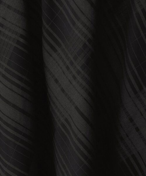 UNTITLED / アンタイトル ロング・マキシ丈スカート | 【秋カラー/セットアップ可/後ろウエストゴム】シアーチェックスカート | 詳細5