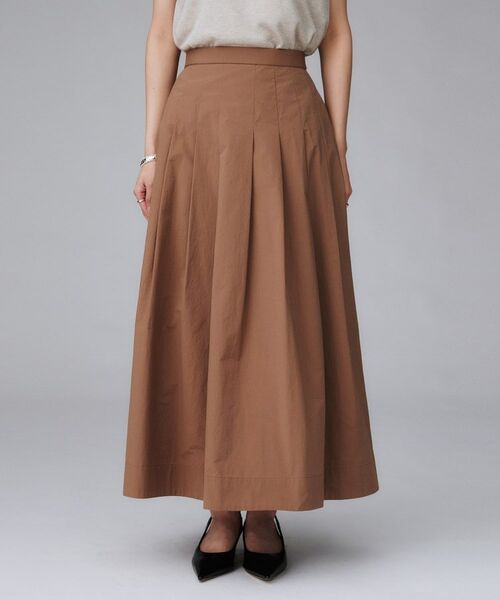 UNTITLED / アンタイトル ロング・マキシ丈スカート | 【後ろウエストゴム/セットアップ可/】ファブリカタックスカート | 詳細14