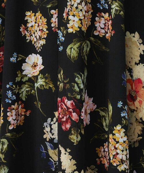 UNTITLED / アンタイトル ロング・マキシ丈スカート | 【セットアップ可/シアー/洗える】アンティークフラワー柄スカート | 詳細9