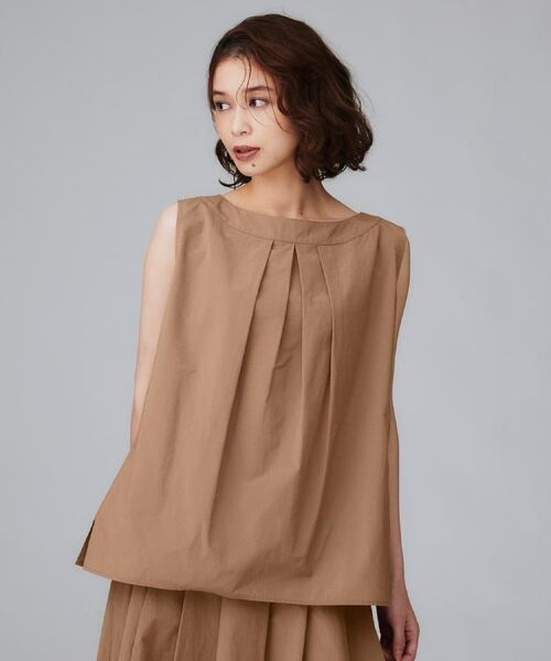 UNTITLED / アンタイトル シャツ・ブラウス | 【2WAY/セットアップ可/ノースリーブ/前ボタン】ファブリカブラウス | 詳細13