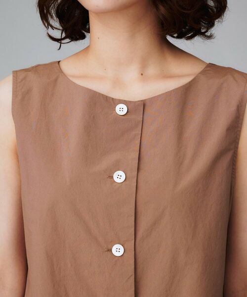 UNTITLED / アンタイトル シャツ・ブラウス | 【2WAY/セットアップ可/ノースリーブ/前ボタン】ファブリカブラウス | 詳細19