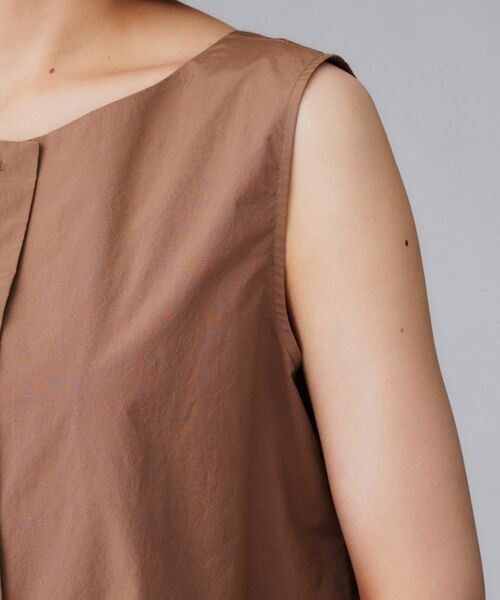 UNTITLED / アンタイトル シャツ・ブラウス | 【2WAY/セットアップ可/ノースリーブ/前ボタン】ファブリカブラウス | 詳細20