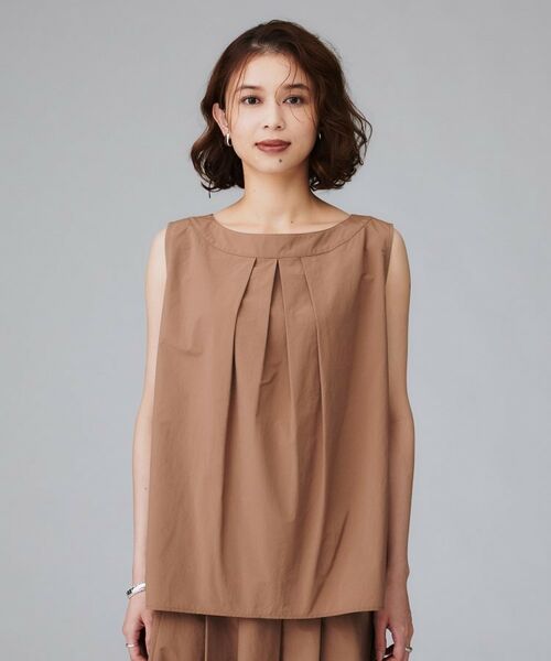 UNTITLED / アンタイトル シャツ・ブラウス | 【2WAY/セットアップ可/ノースリーブ/前ボタン】ファブリカブラウス | 詳細23