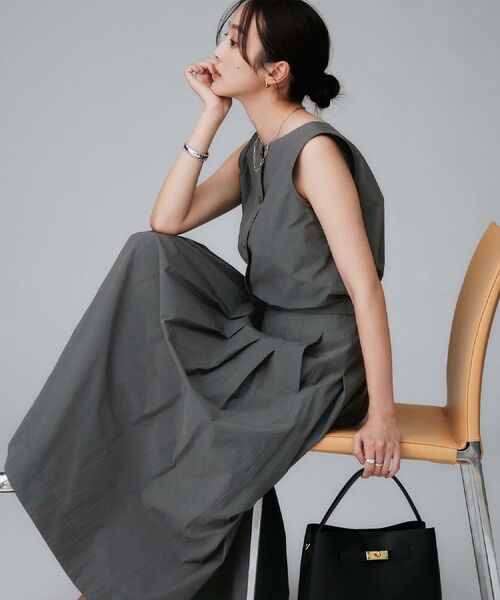 UNTITLED / アンタイトル シャツ・ブラウス | 【2WAY/セットアップ可/ノースリーブ/前ボタン】ファブリカブラウス | 詳細6