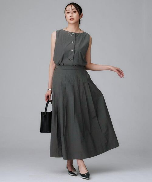 UNTITLED / アンタイトル シャツ・ブラウス | 【2WAY/セットアップ可/ノースリーブ/前ボタン】ファブリカブラウス | 詳細7