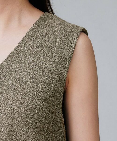 UNTITLED / アンタイトル シャツ・ブラウス | 【重ね着レイヤードに/セットアップ可】梳毛調合繊Vネックベスト | 詳細16