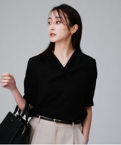UNTITLED / アンタイトル シャツ・ブラウス | 【洗える/ストレッチ/通勤】Vネックブラウス