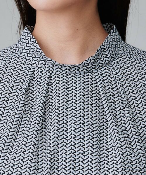UNTITLED / アンタイトル シャツ・ブラウス | 【通勤/オフィス】ジオメ柄ボウタイブラウス | 詳細18