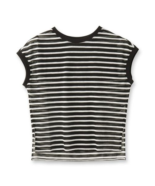 UNTITLED / アンタイトル カットソー | シアーボーダーカットソー | 詳細1