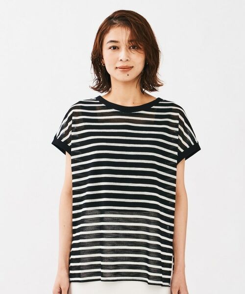 UNTITLED / アンタイトル カットソー | シアーボーダーカットソー | 詳細10