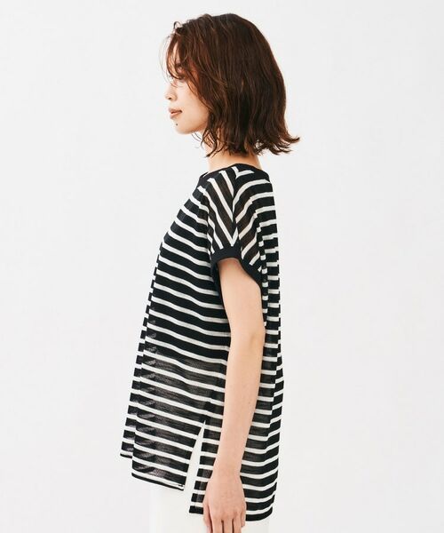 UNTITLED / アンタイトル カットソー | シアーボーダーカットソー | 詳細11