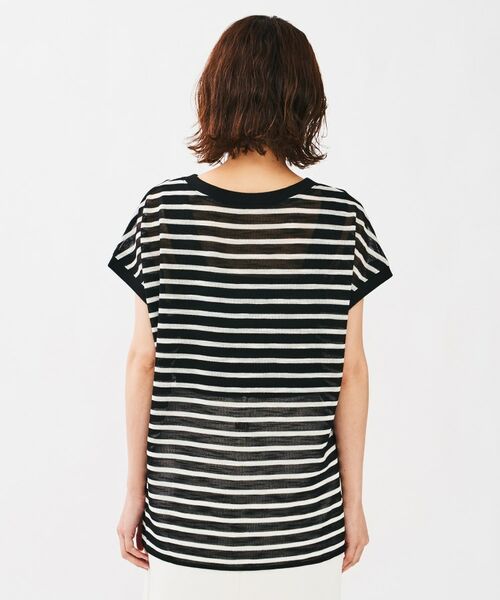 UNTITLED / アンタイトル カットソー | シアーボーダーカットソー | 詳細12