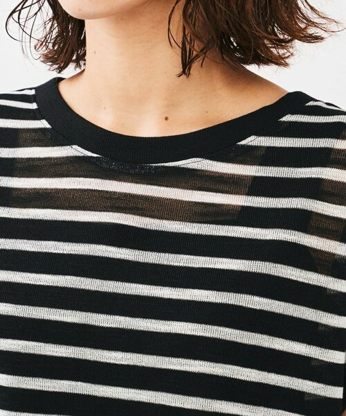 UNTITLED / アンタイトル カットソー | シアーボーダーカットソー | 詳細13