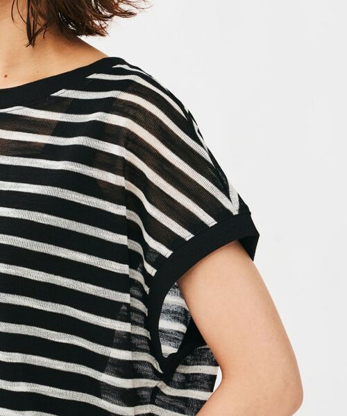 UNTITLED / アンタイトル カットソー | シアーボーダーカットソー | 詳細14