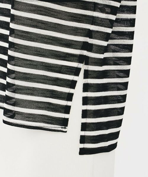 UNTITLED / アンタイトル カットソー | シアーボーダーカットソー | 詳細15