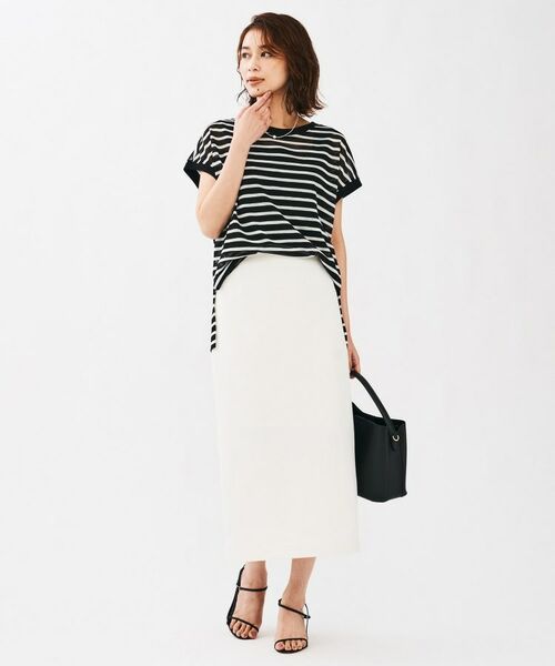 UNTITLED / アンタイトル カットソー | シアーボーダーカットソー | 詳細8