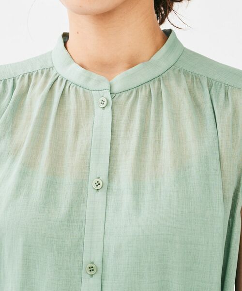 UNTITLED / アンタイトル ロング・マキシ丈ワンピース | バンドカラー2WAYスラブワンピース | 詳細14