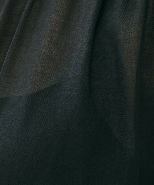 UNTITLED / アンタイトル ロング・マキシ丈ワンピース | バンドカラー2WAYスラブワンピース | 詳細5