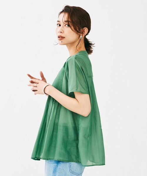 UNTITLED / アンタイトル シャツ・ブラウス | コットンシルクローンブラウス | 詳細11