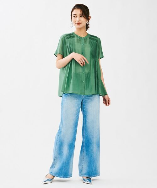 UNTITLED / アンタイトル シャツ・ブラウス | コットンシルクローンブラウス | 詳細12