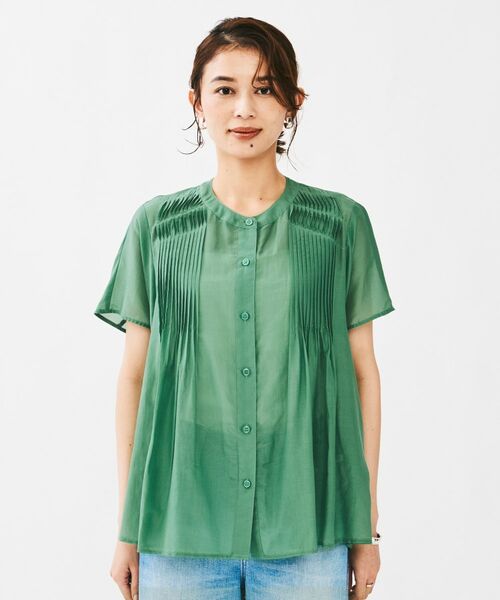 UNTITLED / アンタイトル シャツ・ブラウス | コットンシルクローンブラウス | 詳細14
