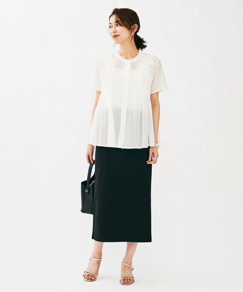 UNTITLED / アンタイトル シャツ・ブラウス | コットンシルクローンブラウス | 詳細4