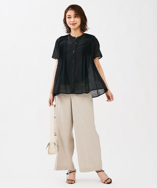 UNTITLED / アンタイトル シャツ・ブラウス | コットンシルクローンブラウス | 詳細8