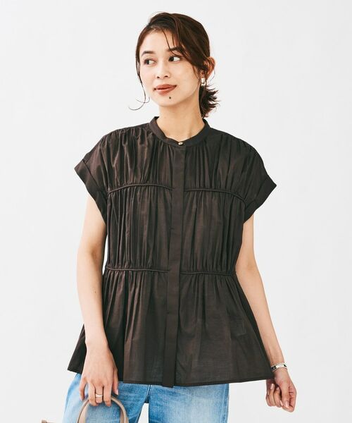 UNTITLED / アンタイトル シャツ・ブラウス | コットンギャザーブラウス | 詳細10