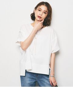 UNTITLED / アンタイトル カットソー | 【Audrey and John Wad】ダブルシルケット天竺デザインプルオーバー