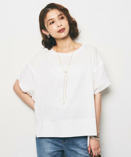 UNTITLED / アンタイトル カットソー | 【Audrey and John Wad】ダブルシルケット天竺デザインプルオーバー | 詳細2