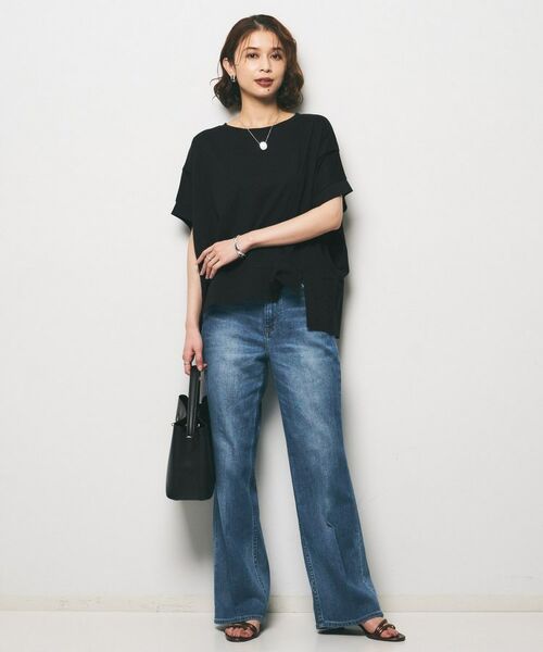 UNTITLED / アンタイトル カットソー | 【Audrey and John Wad】ダブルシルケット天竺デザインプルオーバー | 詳細8