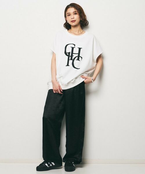 UNTITLED / アンタイトル カットソー | 【CHIGNON】別注 ミニ裏毛フレンチスリーブプルオーバー | 詳細4