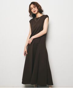 UNTITLED / アンタイトル ロング・マキシ丈ワンピース | 【Audrey and John Wad】ダブルシルケット天竺ワンピース