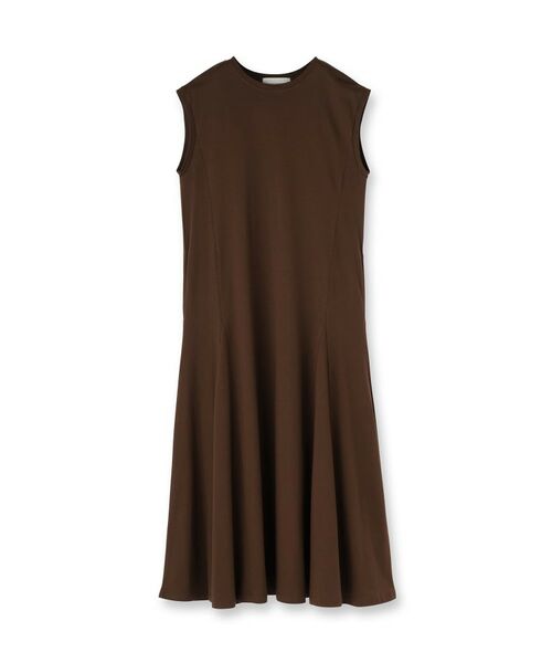 UNTITLED / アンタイトル ロング・マキシ丈ワンピース | 【Audrey and John Wad】ダブルシルケット天竺ワンピース | 詳細1