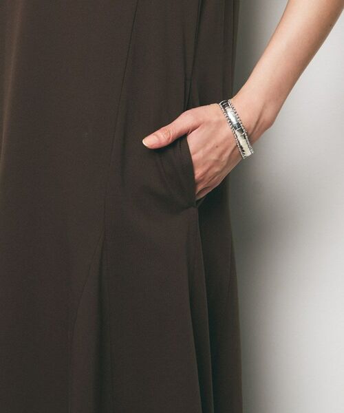 UNTITLED / アンタイトル ロング・マキシ丈ワンピース | 【Audrey and John Wad】ダブルシルケット天竺ワンピース | 詳細20