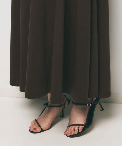 UNTITLED / アンタイトル ロング・マキシ丈ワンピース | 【Audrey and John Wad】ダブルシルケット天竺ワンピース | 詳細21