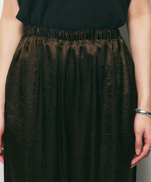 UNTITLED / アンタイトル パンツ | 【GREY CHORD】LISA（リサ）サテンワイドパンツ | 詳細13