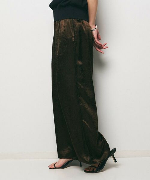 UNTITLED / アンタイトル パンツ | 【GREY CHORD】LISA（リサ）サテンワイドパンツ | 詳細7