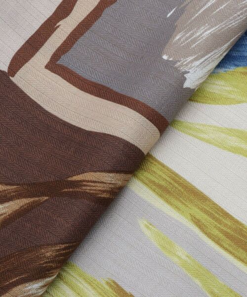 UNTITLED / アンタイトル マフラー・ショール・スヌード・ストール | 【リバーシブル】プリントストール | 詳細3