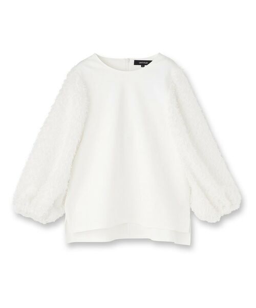 UNTITLED / アンタイトル カットソー | 【丸首/Tシャツ風/短丈】シャギースリーブ ポンチカットソー | 詳細1