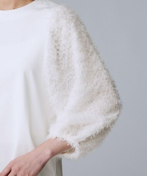 UNTITLED / アンタイトル カットソー | 【丸首/Tシャツ風/短丈】シャギースリーブ ポンチカットソー | 詳細15