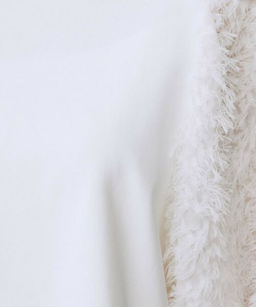 UNTITLED / アンタイトル カットソー | 【丸首/Tシャツ風/短丈】シャギースリーブ ポンチカットソー | 詳細5