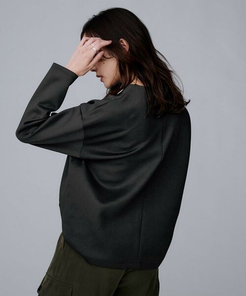 UNTITLED / アンタイトル カットソー | 【セットアップ可/スポーティートップス】ダンボールジャージ プルオーバー | 詳細12