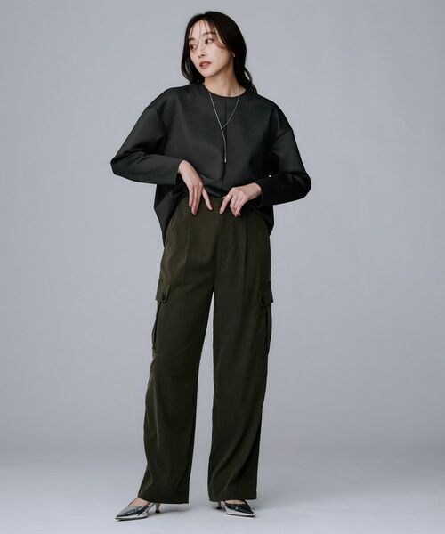 UNTITLED / アンタイトル カットソー | 【セットアップ可/スポーティートップス】ダンボールジャージ プルオーバー | 詳細13