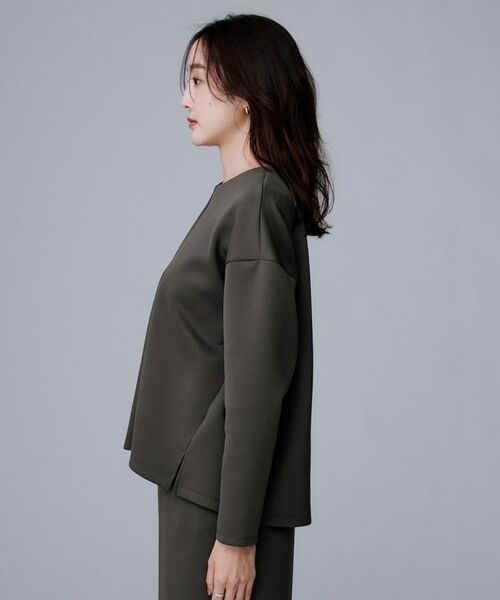 UNTITLED / アンタイトル カットソー | 【セットアップ可/スポーティートップス】ダンボールジャージ プルオーバー | 詳細17